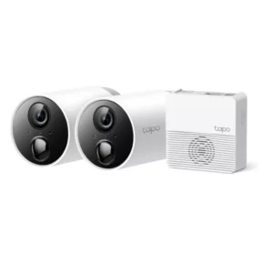 Kit 2 Cámaras de Seguridad Inalámbricas TP-Link Tapo C400S2 Batería Full HD 2MP, 180 días de batería, IP65 Exterior, Hub Incluido