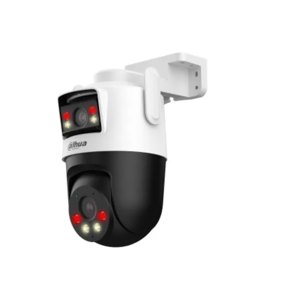 Cámara IP Dual-Lente Wi-Fi Dahua DH-P5D5F Exterior 10MP (2x5MP), Panorámica 360°, Full-Color y Disuasión Activa AI