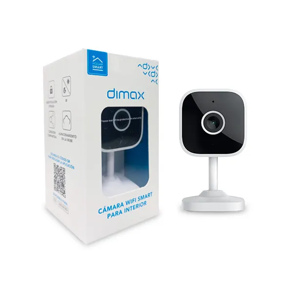 Cámara Wi-Fi ZKTeco G103 Interior 3MP 2K QHD, Giro/Inclinación (PT), Visión Nocturna y Detección Humana