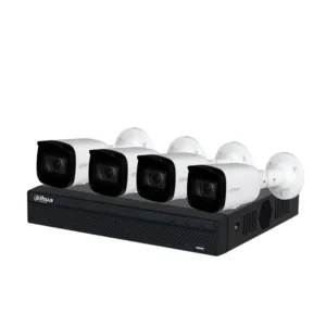 Kit Vigilancia IP Dahua KITNVR1104HSPS3H NVR 4 Canales PoE, Incluye 4 Cámaras Bullet IP 2MP Full HD