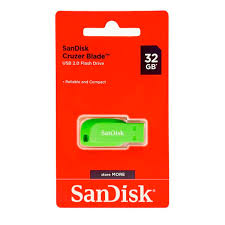 USB SanDisk Cruzer Blade 32GB Verde