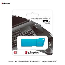 USB Kingston DTXM Neon 128GB Azul