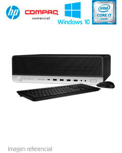 computadora hp elitedesk 800 g4 sff. intel core i7-8700 3.20ghz. 8gb ddr4. 1tb sata.[