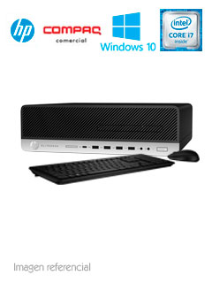 computadora hp elitedesk 800 g4 sff. intel core i7-8700 3.20ghz. 8gb ddr4. 1tb sata.[