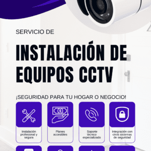 instalación de cámaras de seguridad ip y cctv