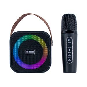 parlante karaoke teros te 6013n bluetooth 10w led