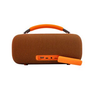parlante bluetooth teros vibes vb 6049 60w rgb naranja