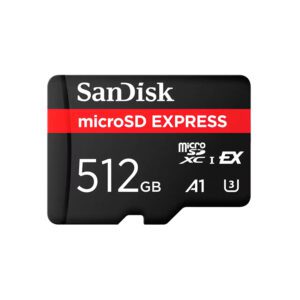 microsd sandisk express 512gb pcie gen3 alta velocidad