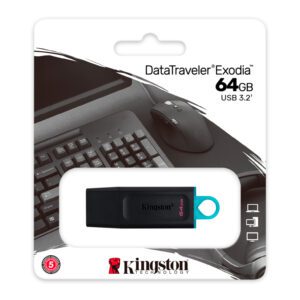 usb kingston datatraveler exodia 64gb usb 3.2