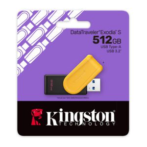 usb kingston datatraveler exodia s 512gb usb 3.2 amarillo
