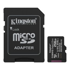microsd kingston canvas select plus 256gb uhs i 150mb/s