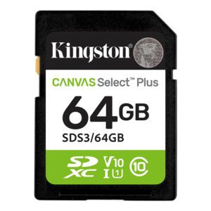 sd kingston canvas select plus 64gb uhs i