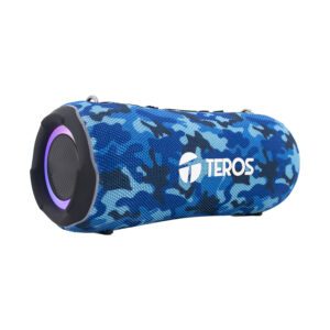 parlante bluetooth teros te 6046bm camuflado 40w rgb