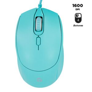 mouse teros te 1227s usb verde 1600 dpi