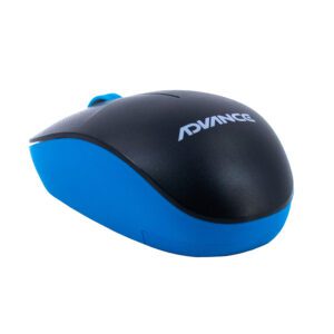 mouse adv 1238s inalámbrico azul 3 botones